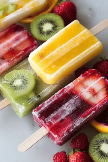 Make Your Own Homemade Fruit Popsicles