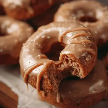 Pumpkin Donuts with Brown Sugar Glaze