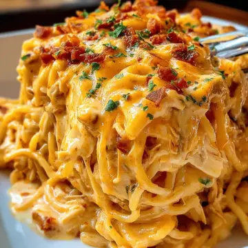 Irresistible Spicy Southern Cheesy Chicken Spaghetti Casserole