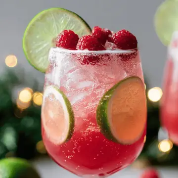 Raspberry Lime Fizz Mocktail Recipe