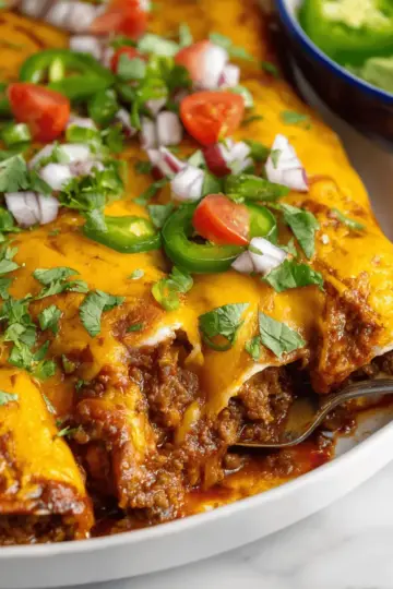 Ground Beef Enchiladas