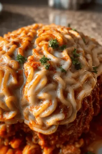 Meatball-Stuffed Pasta Brain