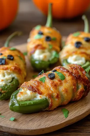 Mummy Jalapeño Poppers