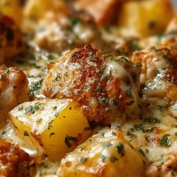 Garlic Parmesan Crockpot Chicken and Potatoes