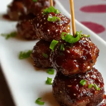 Teriyaki Meatball Appetizers