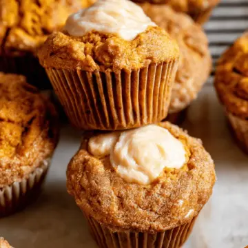 Pumpkin Cream Cheese Muffins