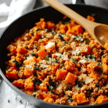 Ground Turkey Sweet Potato Skillet