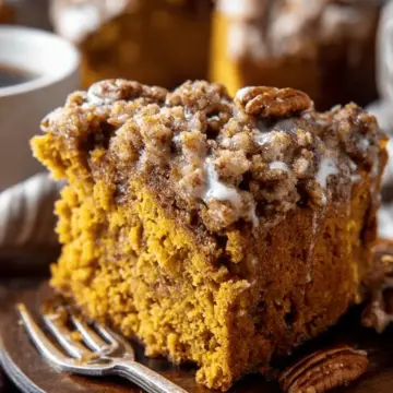 Pumpkin Pecan Coffee Cake