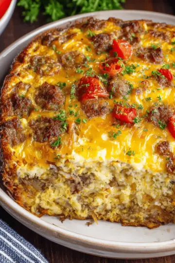 Crockpot Christmas Breakfast Casserole Recipe