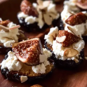Elegant Fig Appetizers with Goat Cheese and Almonds