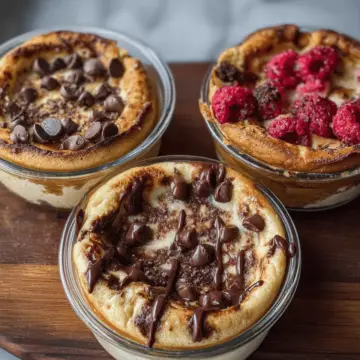 Baked Protein Pancake Bowls