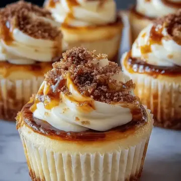 Vanilla Bean Crème Brûlée Cheesecake Cupcakes