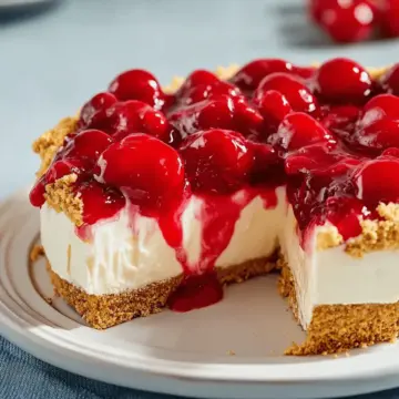 Best No-Bake Cherry Cheesecake