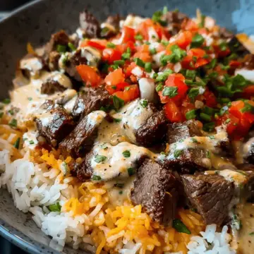 Steak Queso Rice : A Flavorful Recipe