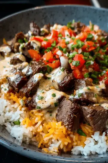 Steak Queso Rice : A Flavorful Recipe