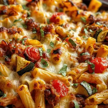 Baked Ziti with Roasted Vegetables