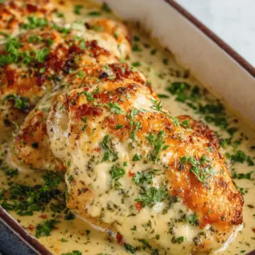 Smothered Cheesy Sour Cream Chicken