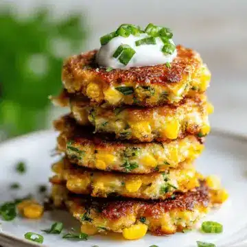 Cheesy 10-Minute Zucchini & Corn Fritters