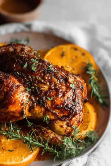 Honey Orange Roasted Chicken Recipe