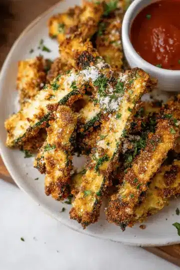 Crispy Healthy Air Fryer Zucchini Fries