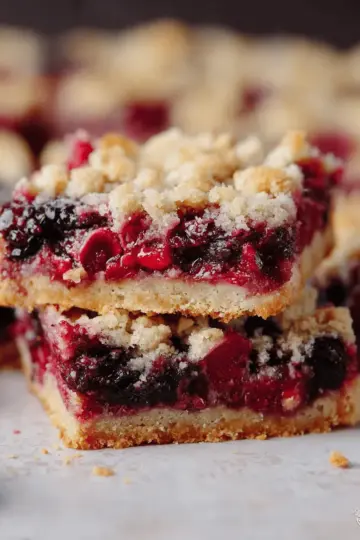 Mixed Berry Crumble Bars