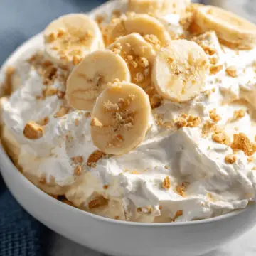 Easy Banana Pudding Fluff Salad