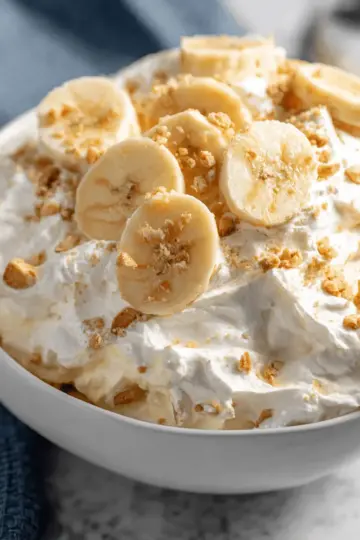 Easy Banana Pudding Fluff Salad