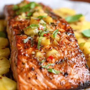 Honey Pineapple Salmon