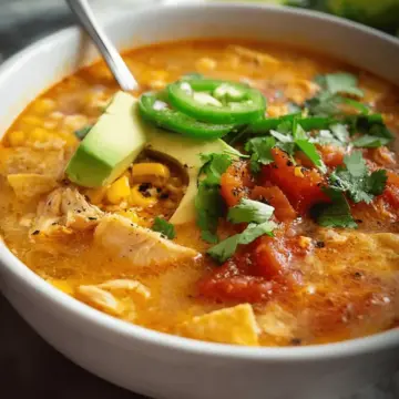 Creamy Chicken Tortilla Soup