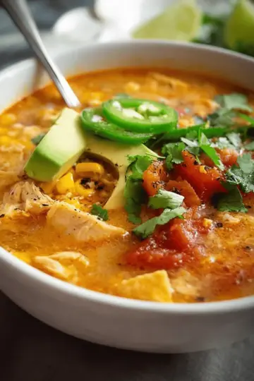 Creamy Chicken Tortilla Soup