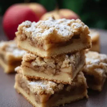 Apple Pie Shortbread Bars