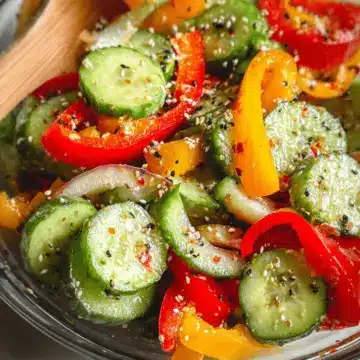 Cucumber and Bell Pepper Salad