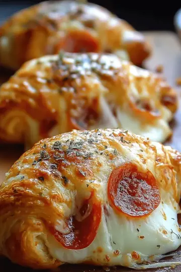 Mozzarella Pepperoni Croissant Rolls