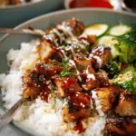 Sticky Chicken Rice Bowls