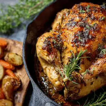 Garlic Rosemary Oven Roasted Chicken