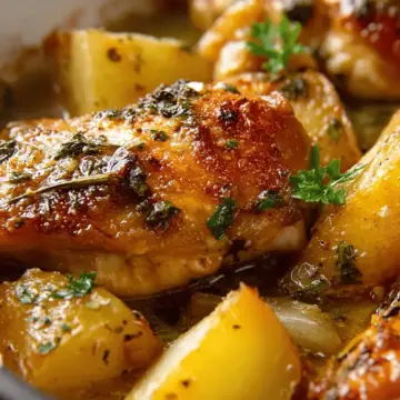 Garlic Butter Chicken and Potatoes