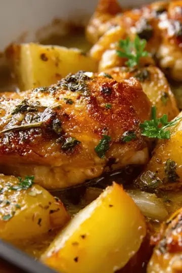 Garlic Butter Chicken and Potatoes