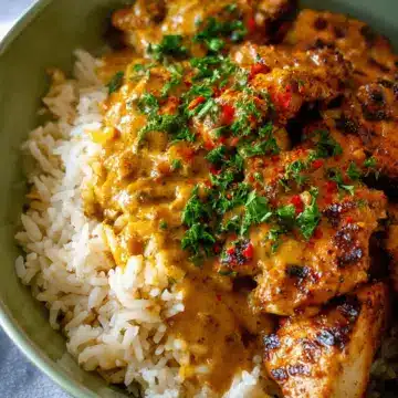 Creamy Peri Peri Chicken with Rice