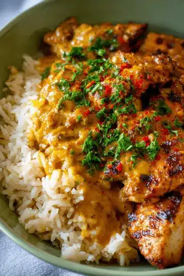 Creamy Peri Peri Chicken with Rice