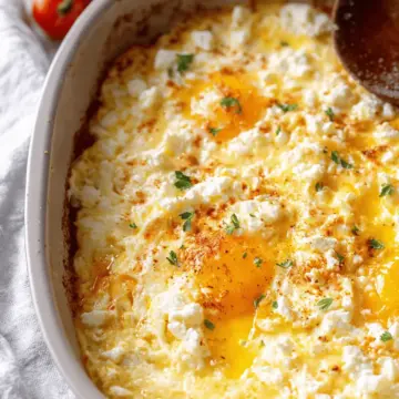 Baked Feta Eggs