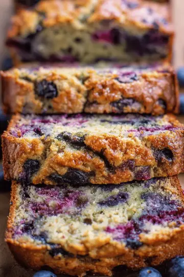 Blueberry Banana Zucchini Bread