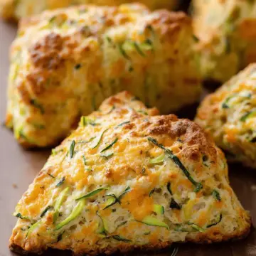 Zucchini Cheddar Scones
