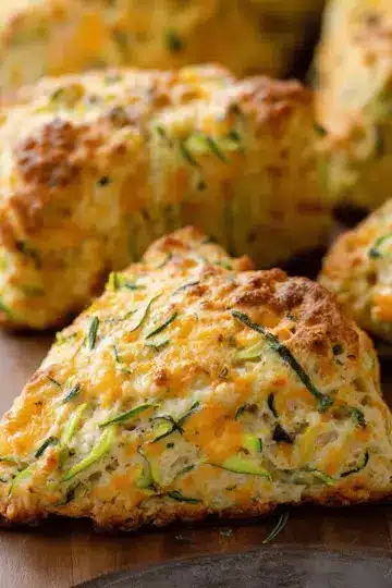 Zucchini Cheddar Scones