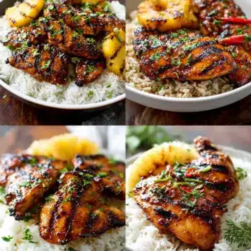 Hawaiian Chicken with Coconut Rice