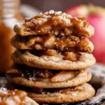 salted caramel apple pie cookies