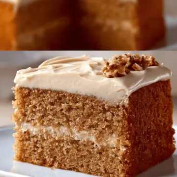Applesauce Cake with Cinnamon Cream Cheese Frosting
