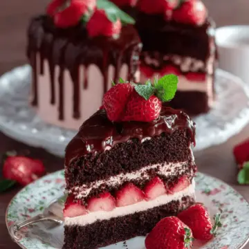 Chocolate Strawberry Cake