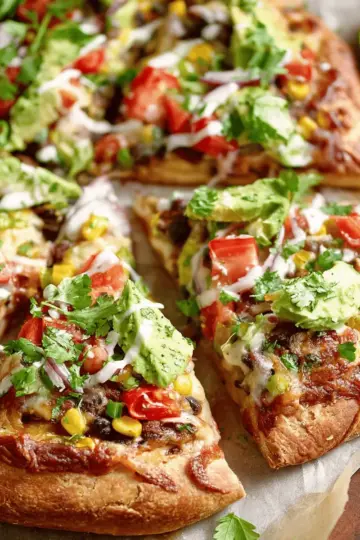Black Bean Mexican Pizza