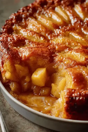 Pouding chômeur aux pommes