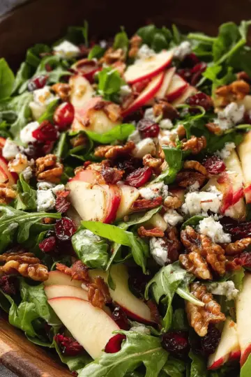 Apple Cranberry Walnut Salad